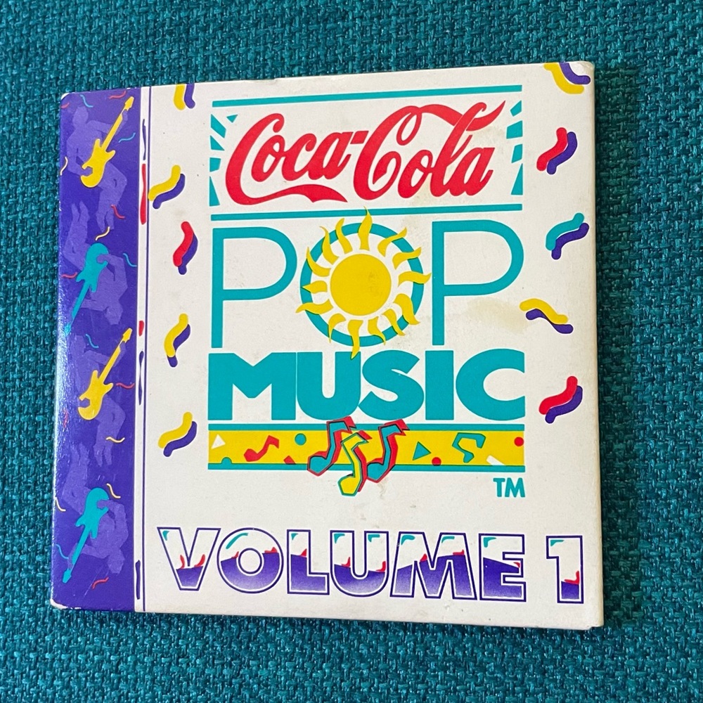 Cola-Cola. Collectible mini CD forms 1990s